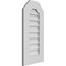 Ekena Millwork Octagonal Top Surface Mount PVC Gable Vent w/ 3-1/2"W x 1"P Standard Frame, 14"W x 28"H GVPOT14X2801SN - alternate 3